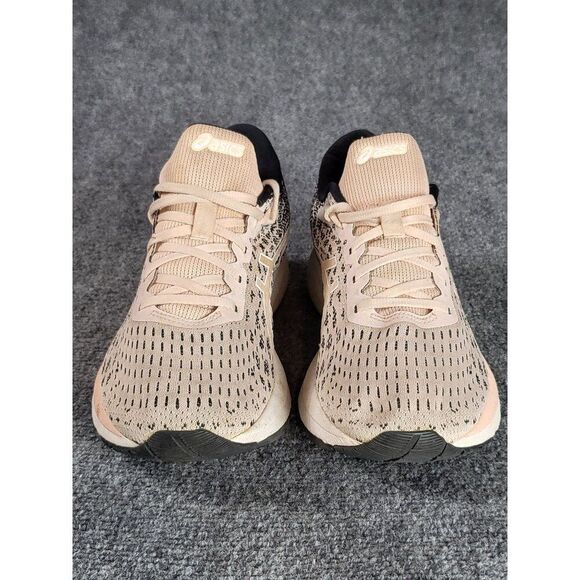 Asics Gel Cumulus 22 Knit Sneakers Women Sz 11 Pink Black Flyte Foam Running - Picture 4 of 9